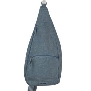 Vera Bradley Light Blue Reactive Sling Backpack Crossbody Bag - LIKE NEW!!